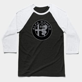 Alfa Romeo Modern Logo Baseball T-Shirt